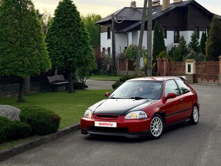 1996 Honda Civic VI, красный, 450000 рублей, вид 2