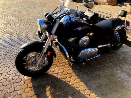2005 Kawasaki VN1600 Vulcan, чёрный, 750000 рублей, вид 5