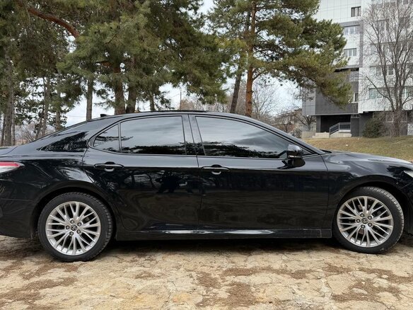 2018 Toyota Camry VIII (XV70), чёрный, 2720000 рублей - вид 9