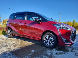 2019 Toyota Sienta II Рестайлинг, красный, 1630000 рублей, вид 2