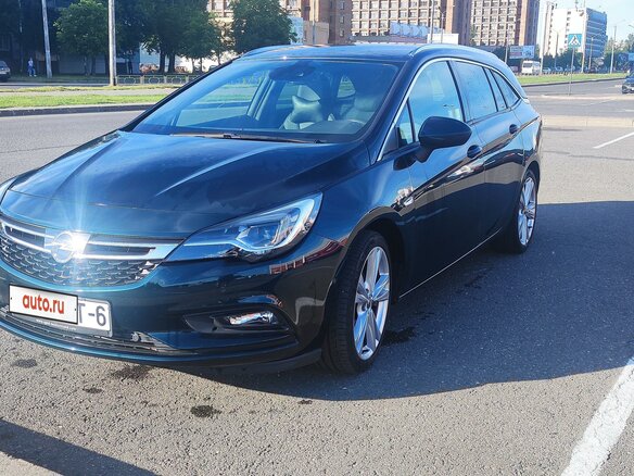 2019 Opel Astra K, зелёный, 1259246 рублей