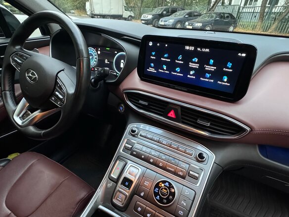 2021 Hyundai Santa Fe IV Рестайлинг, чёрный - вид 8