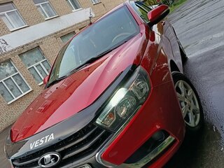 2016 Lada (ВАЗ) Vesta I, красный, 880000 рублей, вид 3