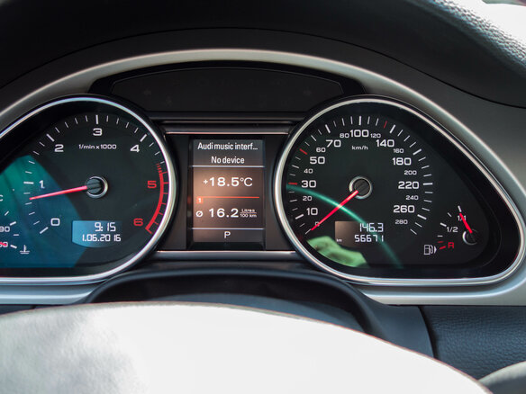 2012 Audi Q7 I (4L) Рестайлинг, коричневый - вид 4