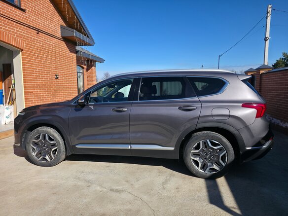 2021 Hyundai Santa Fe IV Рестайлинг, серый, 4200000 рублей - вид 7