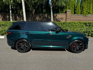 2021 Land Rover Range Rover Sport SVR II Рестайлинг, зелёный, 10500000 рублей, вид 4