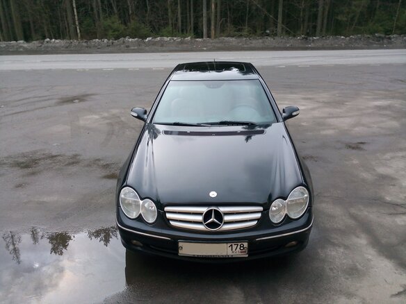 2003 Mercedes-Benz CLK-Класс 200 II (W209), чёрный - вид 9