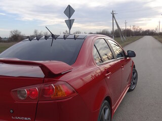 2008 Mitsubishi Lancer X, красный, 1200000 рублей, вид 5
