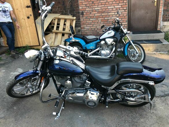 2006 Harley-Davidson CVO, синий - вид 7