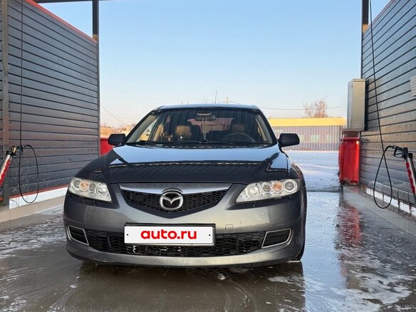 2006 Mazda 6 I (GG) Рестайлинг, серый, 480000 рублей - вид 1