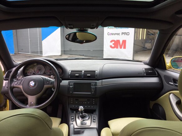 2002 BMW M3 III (E46), жёлтый - вид 14
