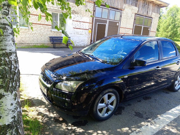2007 Ford Focus II, чёрный, 350000 рублей