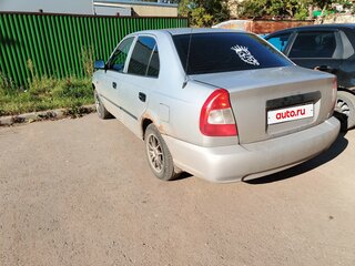 2002 Hyundai Accent II, серебристый, 175000 рублей, вид 2
