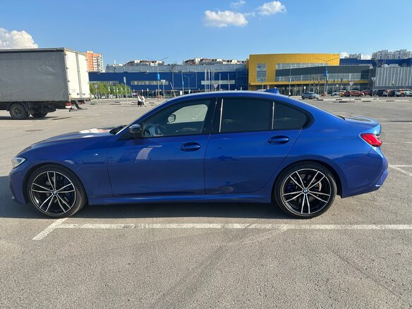 2019 BMW 3 серии 320d VII (G2x), синий, 3100000 рублей - вид 5