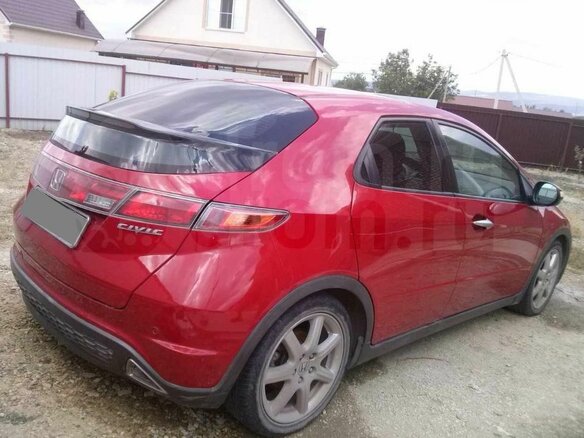 2008 Honda Civic VIII, красный - вид 7