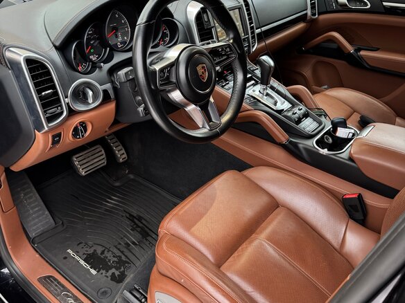 2016 Porsche Cayenne S II Рестайлинг (958), чёрный, 5500000 рублей - вид 8