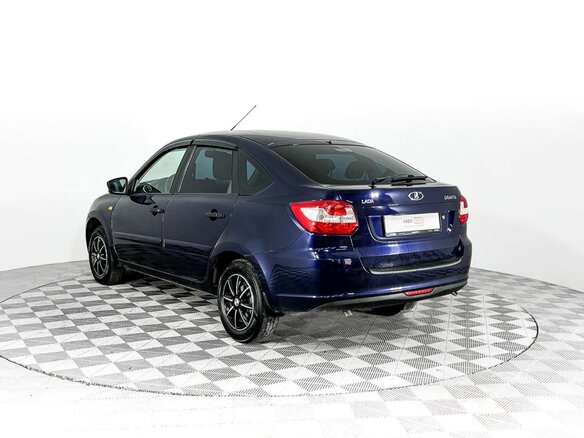 2016 Lada (ВАЗ) Granta I, синий, 414000 рублей - вид 6