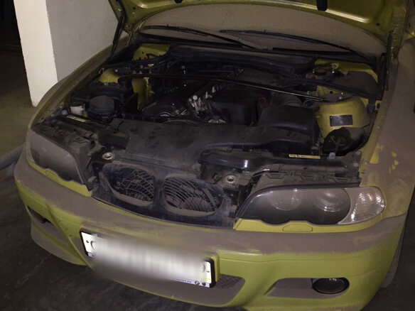 2002 BMW M3 III (E46), жёлтый - вид 3