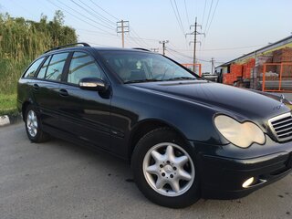 2001 Mercedes-Benz C-Класс 180 II (W203), синий, 700000 рублей, вид 3