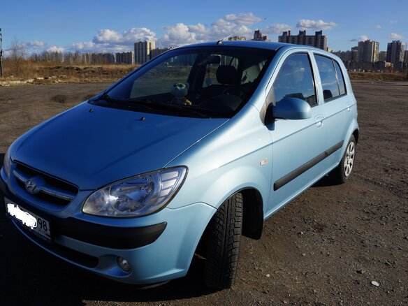 2008 Hyundai Getz I Рестайлинг, голубой - вид 8