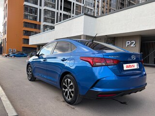 2021 Hyundai Solaris II Рестайлинг, синий, 1675000 рублей, вид 5