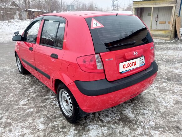 2008 Hyundai Getz I Рестайлинг, красный, 300000 рублей - вид 6