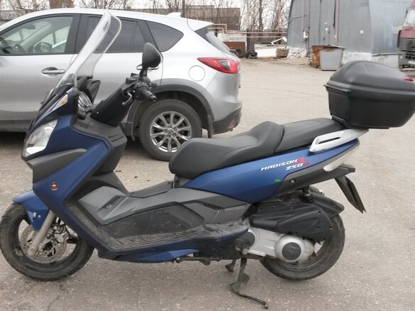 2011 Malaguti Madison 250, синий - вид 1