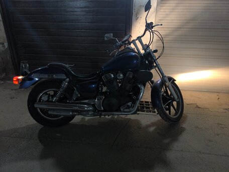 1995 Kawasaki VN1500 Vulcan, синий, 300000 рублей, вид 2