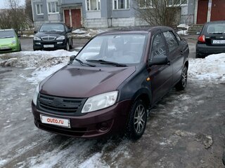 2012 Lada (ВАЗ) Granta I, пурпурный, 350000 рублей, вид 1