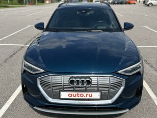 2018 Audi e-tron 55 I, синий, 4555000 рублей, вид 4