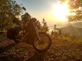 1988 Honda VT 1100, пурпурный - вид 10