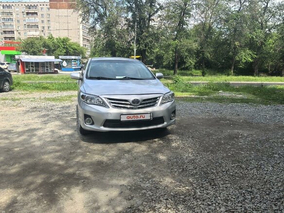 2013 Toyota Corolla X (E140, E150) Рестайлинг, серый, 970000 рублей - вид 1
