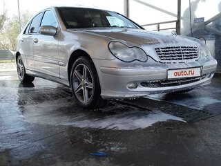 2000 Mercedes-Benz C-Класс 200 II (W203), серебристый, 600000 рублей, вид 2