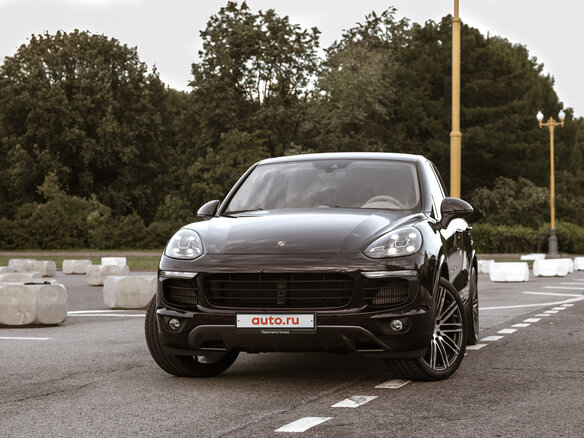2017 Porsche Cayenne Diesel II Рестайлинг (958), коричневый - вид 3