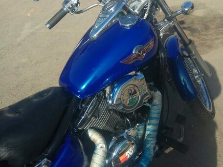 2002 Kawasaki VN800 Vulcan, синий, 273336 рублей, вид 5