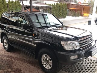 2007 Toyota Land Cruiser 100 Series Рестайлинг 2, чёрный, 3100000 рублей, вид 2
