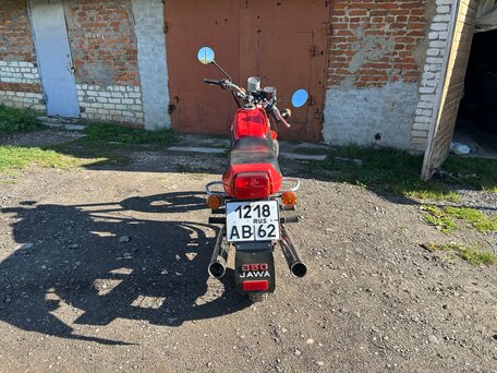 1988 Jawa 350/638, красный, 280000 рублей, вид 4