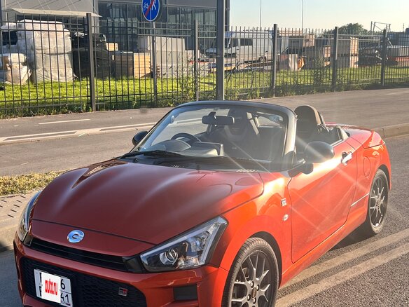 2021 Daihatsu Copen II, оранжевый, 1630000 рублей - вид 4
