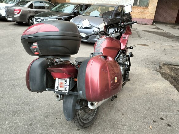 2001 Yamaha XJ900, красный, 360000 рублей - вид 11