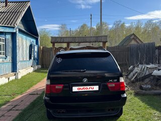 2005 BMW X5 4.4i I (E53) Рестайлинг, чёрный, 1000000 рублей, вид 4