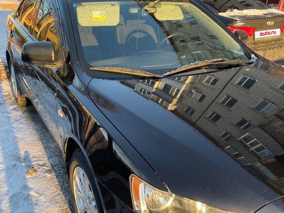 2014 Mitsubishi Lancer X Рестайлинг, чёрный, 980000 рублей - вид 7