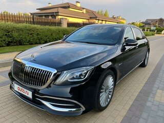 2018 Mercedes-Benz Maybach S-Класс 450 I (X222) Рестайлинг, чёрный, 4590000 рублей, вид 1