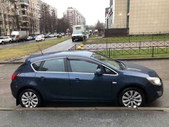 2012 Opel Astra J, синий - вид 5