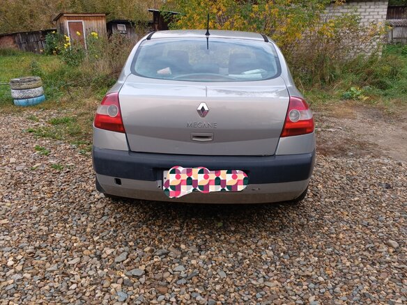 2005 Renault Megane II, серый, 400000 рублей - вид 4