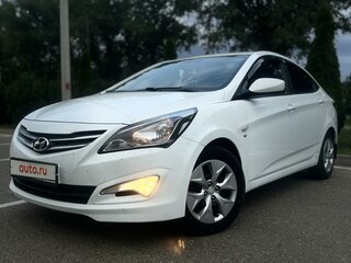 2016 Hyundai Solaris I Рестайлинг, белый, 1250000 рублей, вид 1