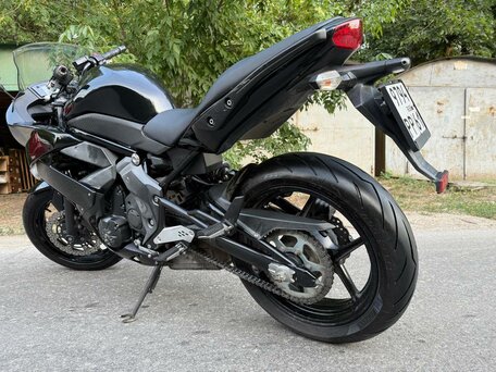 2011 Kawasaki ER-4F (Ninja 400R), чёрный, 380000 рублей, вид 2