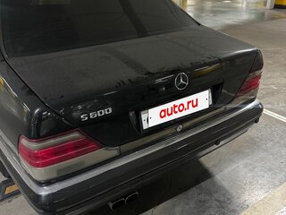 1998 Mercedes-Benz S-Класс 500 III (W140) Рестайлинг, чёрный, 1300000 рублей, вид 5