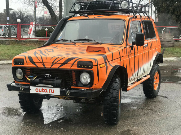1990 Lada (ВАЗ) 2121 (4x4) I, оранжевый - вид 4