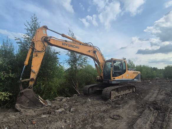 2012 Hyundai R210NLC, жёлтый, 3500000 рублей - вид 2