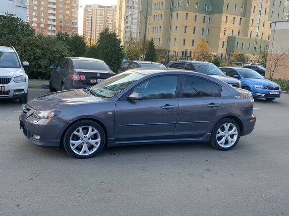 2008 Mazda 3 5-speed I (BK) Рестайлинг, серый - вид 3